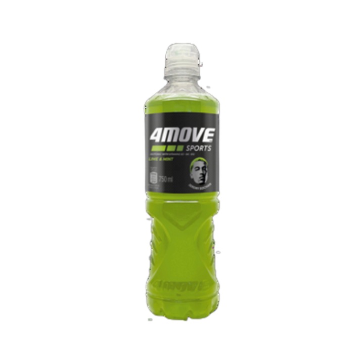 Izotóniás ital, 4MOVE, lime és menta ízű, 750 ml