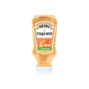 Sos Heinz Tysiaca Wysp 220 ml, cu ulei de floarea-soarelui, cu serwatka, 225 g