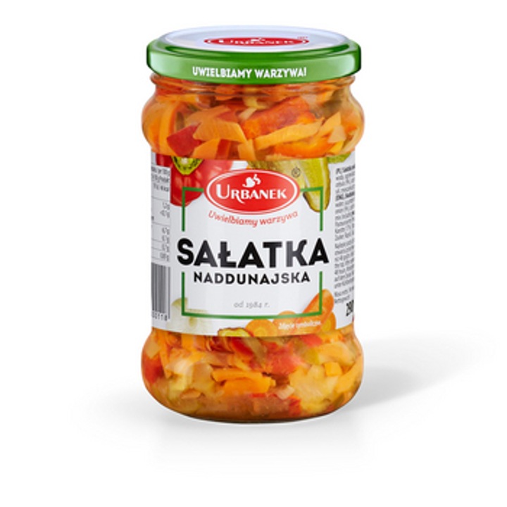 Salata dunare, 290g, Urbanek, continut de legume, fara conservanti