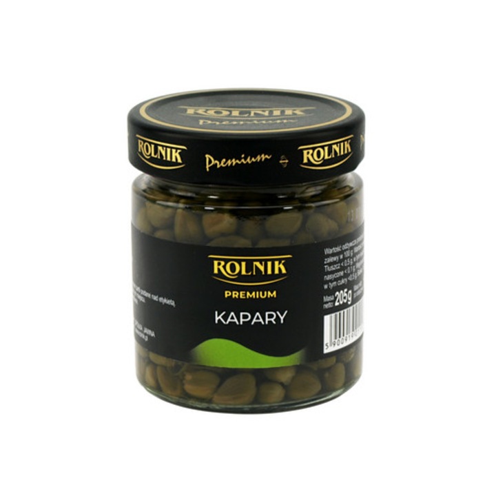 Capere Rolnik 205 g, in saramura, 120 g dupa scurgere