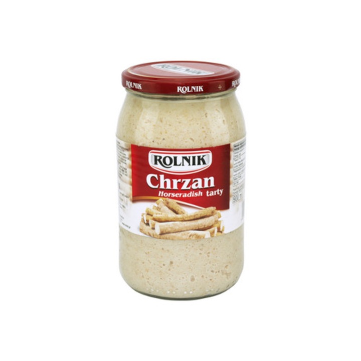 Hrean ras 900 ml Rolnik, 860 g, cu conservanti, continut de sare 1,1 g