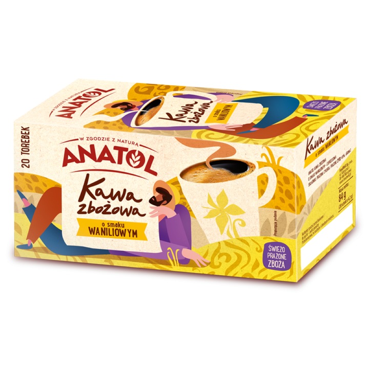 Gabonakávé, Anatol, vanília, 84g