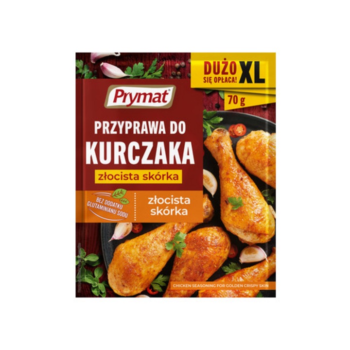 Amestec de condimente pentru pui, Prymat, 70 g, poate contine mustar, fara gluten