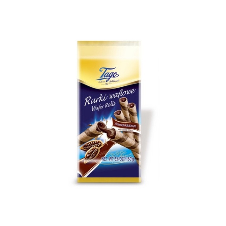 Rulouri TAGO cu crema de cacao 150g
