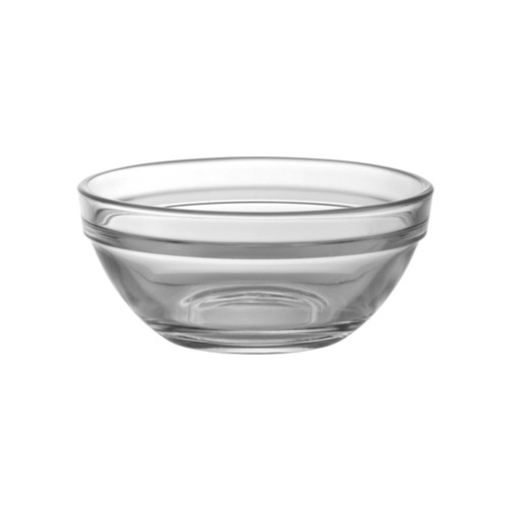 KALLDERA egymásra rakható üvegtálak, 9cm, átlátszó