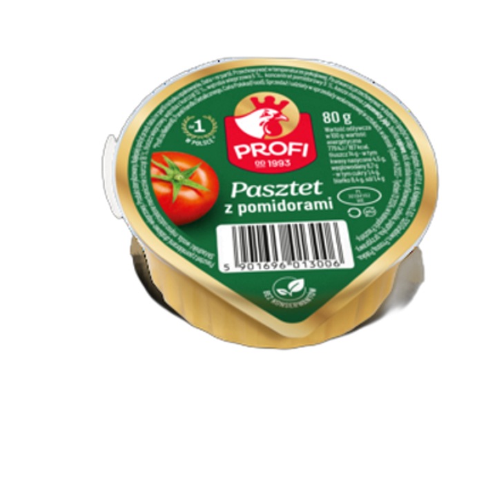 Pate de pui cu rosii, PROFI, 80g, fara conservanti