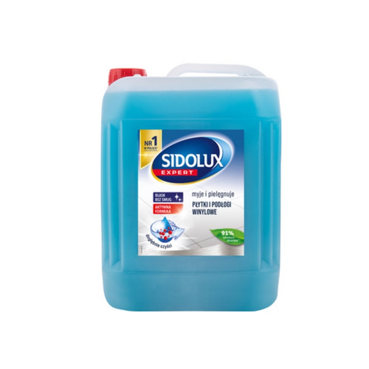Detergent universal SIDOLUX, lichid de curatare pentru PVC si gresie, 5L, parfum marin