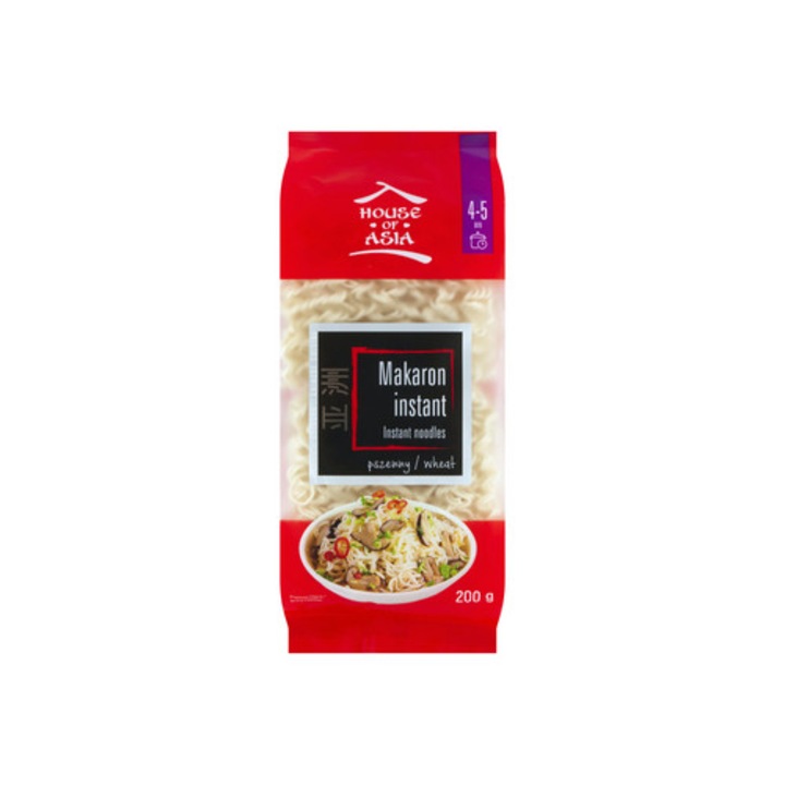 Paste instant House of Asia 200g, faina de grau 89,5%, multicolor