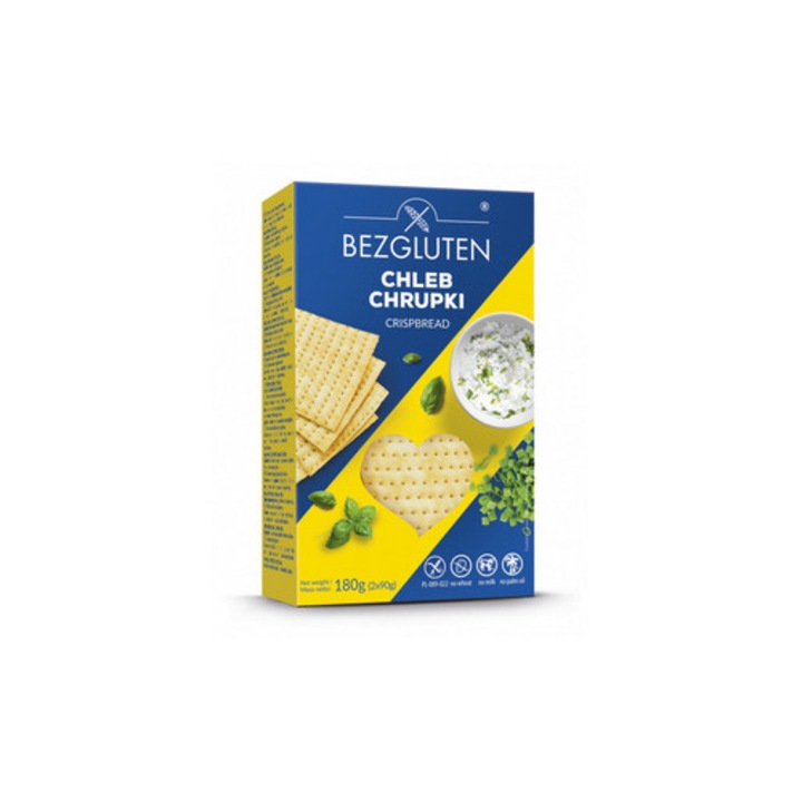 Paine fara gluten, Bezgluten, 180g, fara conservanti, din faina de porumb si orez