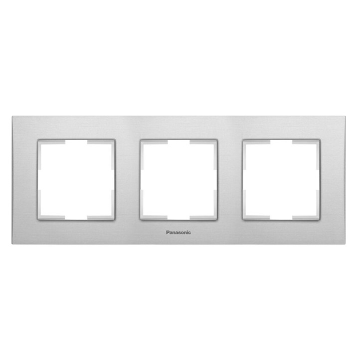 Rama 3 orizontală Panasonic, aluminiu, silver
