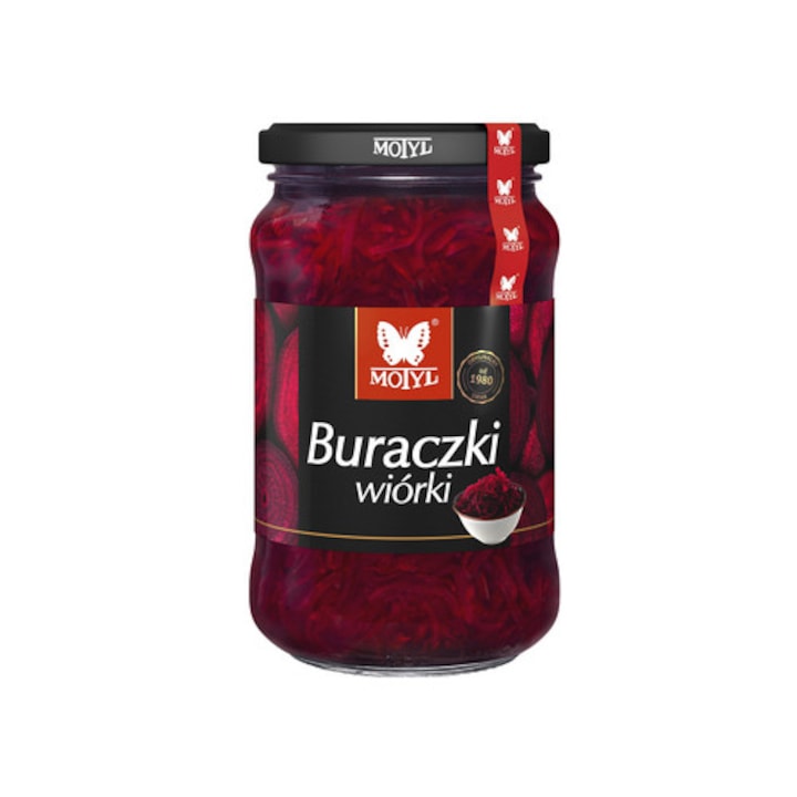 Conserva de sfecla cu hrean Motyl, 350g