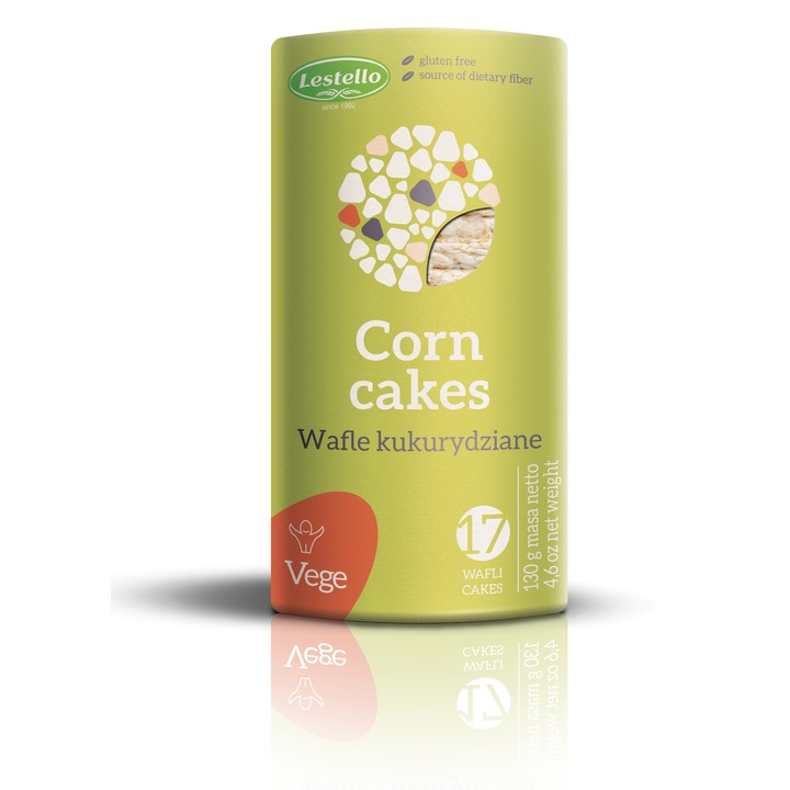 Napolitane de porumb Lestello, 130g, fara gluten, 73% faina de porumb, 0-30°C