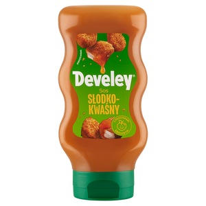 Sos dulce-acrisor Develey, 460ml, perfect pentru aripioare de pui si gustari vegane