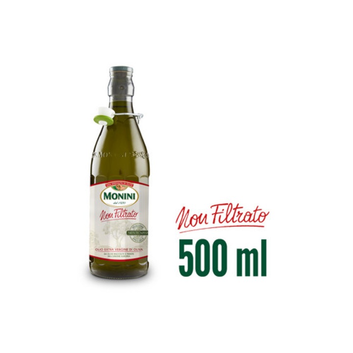 Ulei extra vergine Monini, 500 ml, Italia, nefiltrata, gust intens