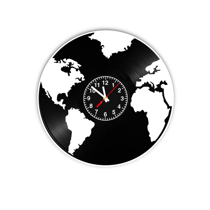 Ceas de perete TimeCraft - Light Earth ( VINIL )