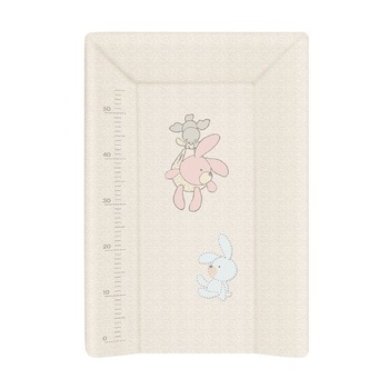 Saltea de infasat cu intaritura si capat inchis Bunny Pink 70x50 cm Saltea de infasat cu intaritura si capat inchis Bunny Pink 70x50 cm