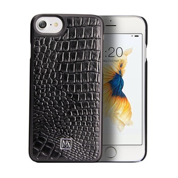 Husa spate Nuoku Croc pentru iPhone 7/8, negru Husa spate Nuoku Croc pentru iPhone 7/8, negru