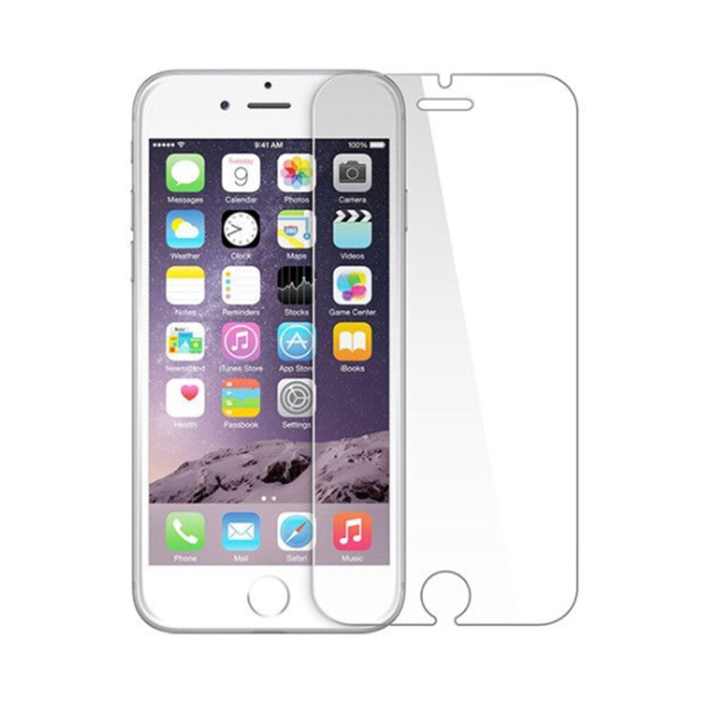 Folie ecran sticla securizata Gold Tempered Glass pentru iPhone 6 / 6S Plus