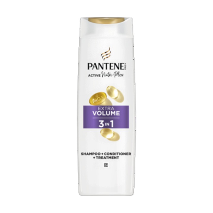 Sampon Pantene Pro-V Volume & Body 3 in 1, pentru par subtire, 325 ml