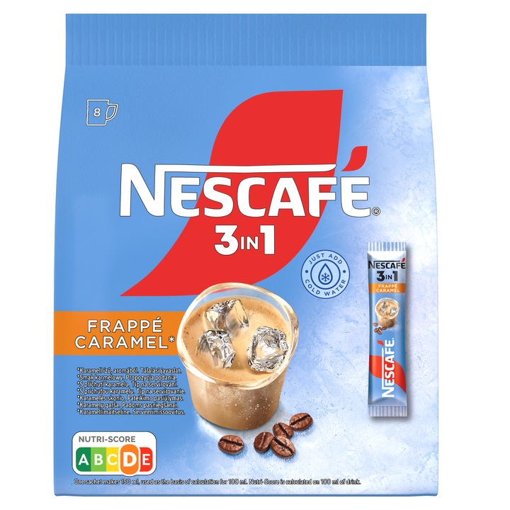 Cafe 3in1 Nescafe Frappe Caramel set 8x15g