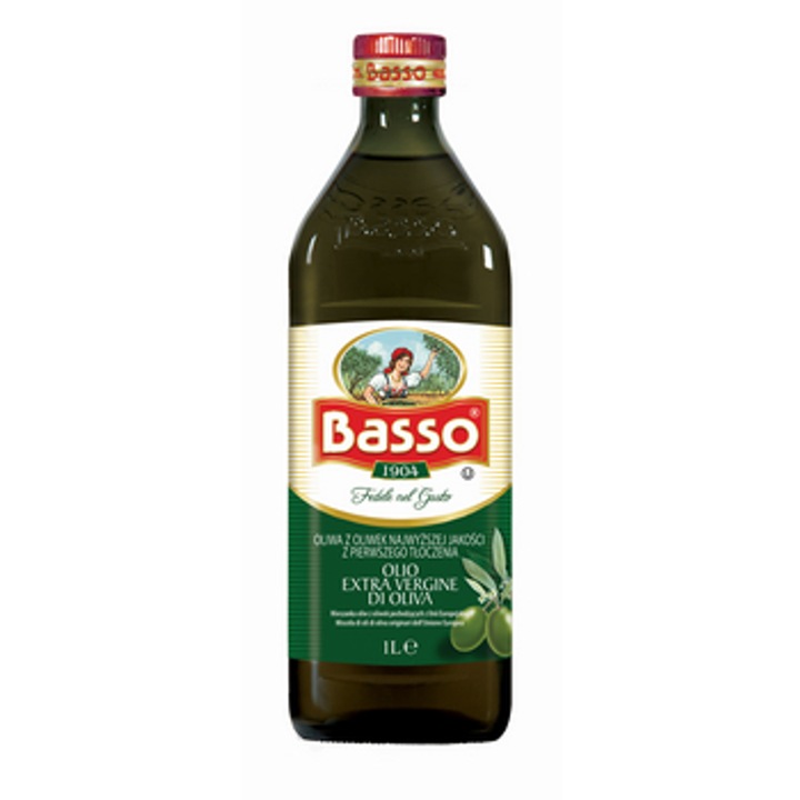 Ulei de masline extra vigin Basso, 0.5 L, presat la rece