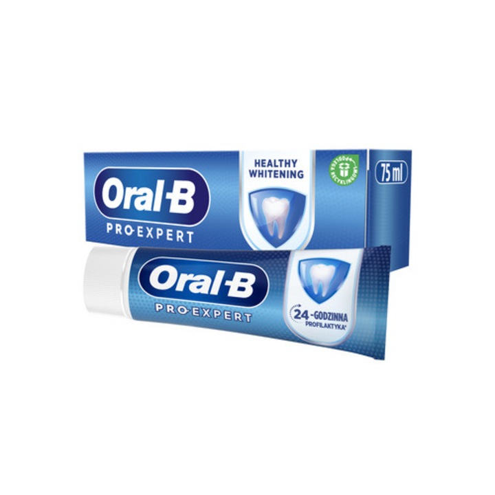 Паста за зъби Oral-B Pro Expert Healthy Whitening, Избелваща, Свежа, 75 мл