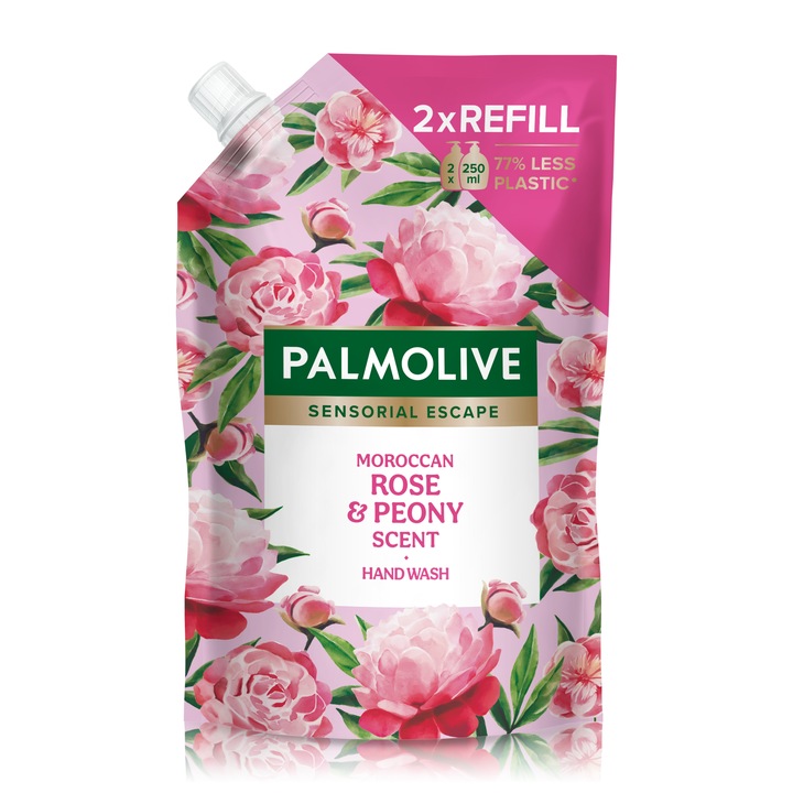 Течен сапун Palmolive Sensorial Escape, роза и божур, 500мл