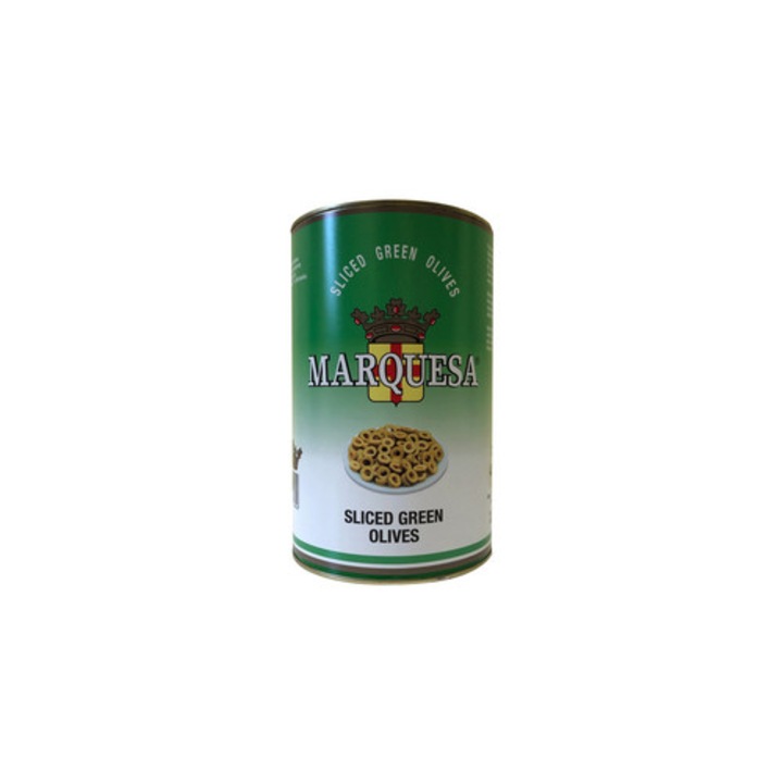 Masline verzi feliate, MARQUESA, in saramura, 4350g