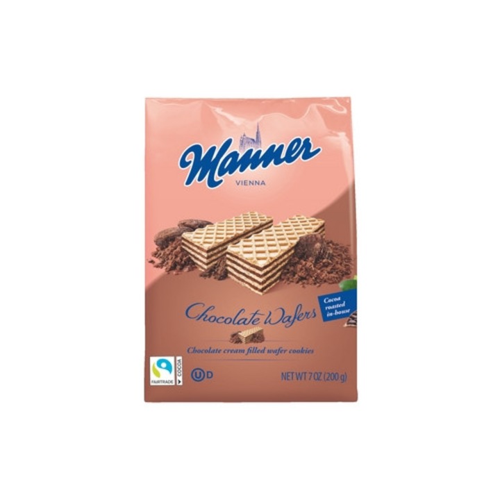 Napolitane cu crema de ciocolata, 200g, Austria, poate contine nuci