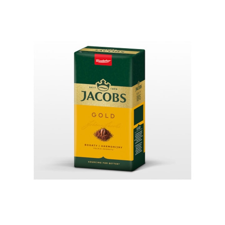 Jacobs Gold őrölt kávé, 500g, gazdag aroma, Németországból