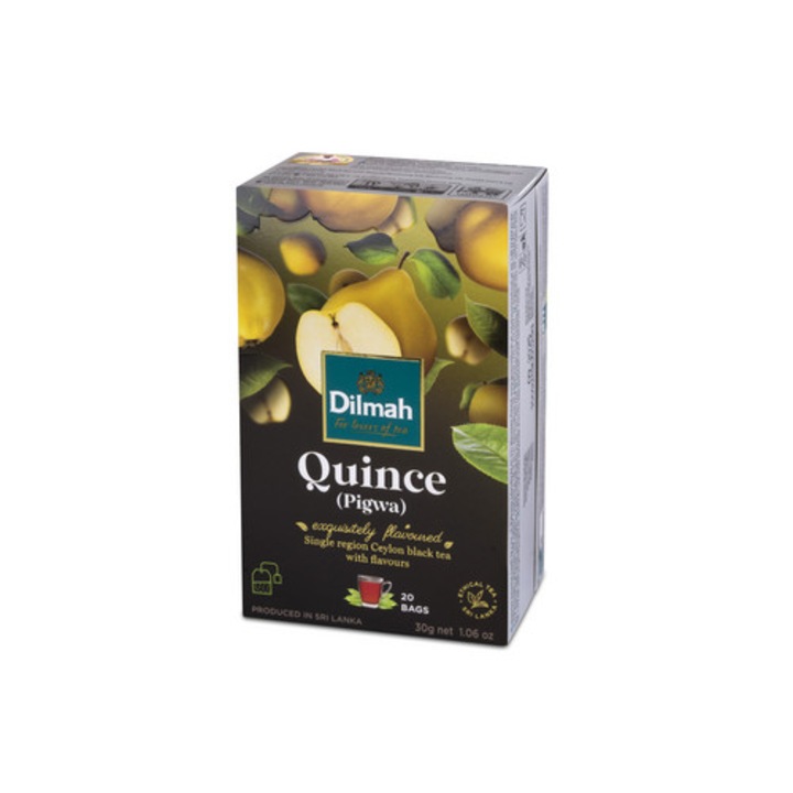 Ароматизиран черен чай с дюля, Dilmah, 20 пакетчета x 1,5 гр, Шри Ланка