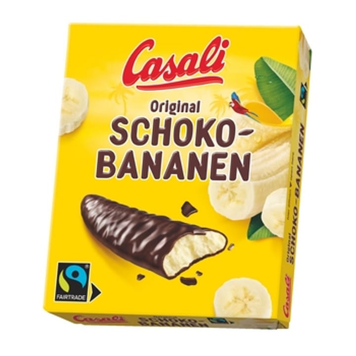 Spuma banana Casali, in ciocolata (31%), 150g, Austria, 150g
