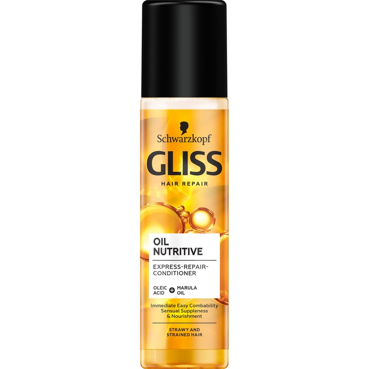 Balsam de par Gliss Kur, de regenerare, 8 uleiuri, 200ml