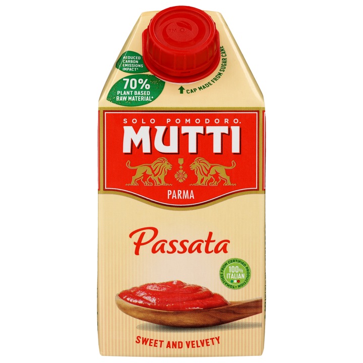 Mutti Passata y 500g, rosii 99,5%, set 182