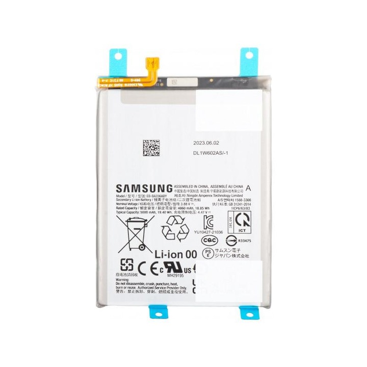 Acumulator pentru Samsung Galaxy A53 5G A536 / A33 5G A336 EB-BA336ABY Service Pack GH82-28027A