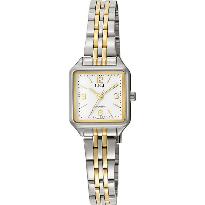 Ceas dama, Q&Q, Classic Q28C-001Y, mecanism quartz, carcasa metal, culoare argintie