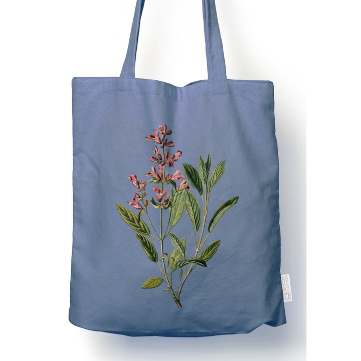 Traista Salvia, albastru melanj