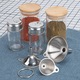 Set 3 palnii din inox, 9x7.5x6.5cm/7x5.5x5cm/6x4.5x3.7cm, argintii