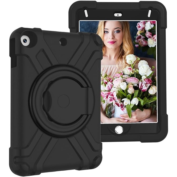 Husa Sigloo pentru iPad Mini 4/5 (2015/2019), 7.9" –Protectie Antisoc, Suport Reglabil, Design Usor, Negru