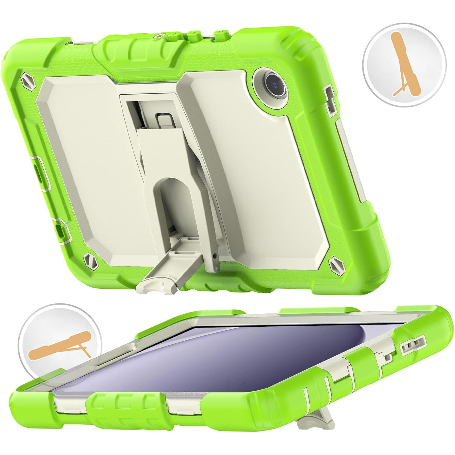 Husa Sigloo pentru iPad Mini 4/5 (2015/2019), 7.9" –Protectie Antisoc, Suport Reglabil, Verde praz