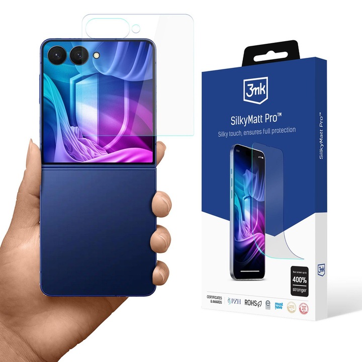 Matt védőfólia 3MK Silky Matt Pro Samsung Galaxy Z Flip7 készülékhez