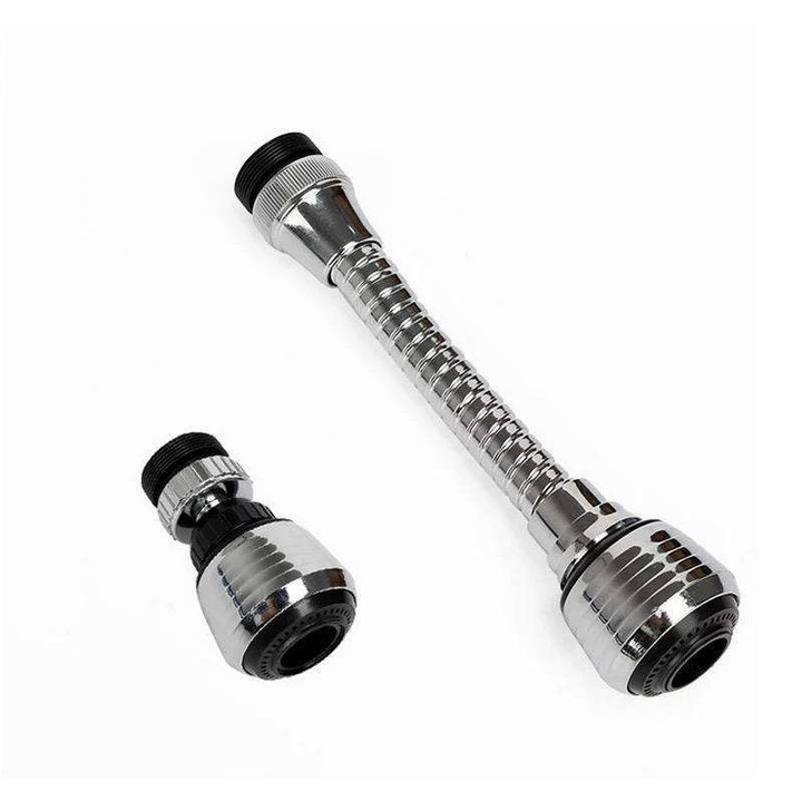 Адаптер за водна дюза, за кран, 13,5 см, 6 л/мин, сребрист/черен