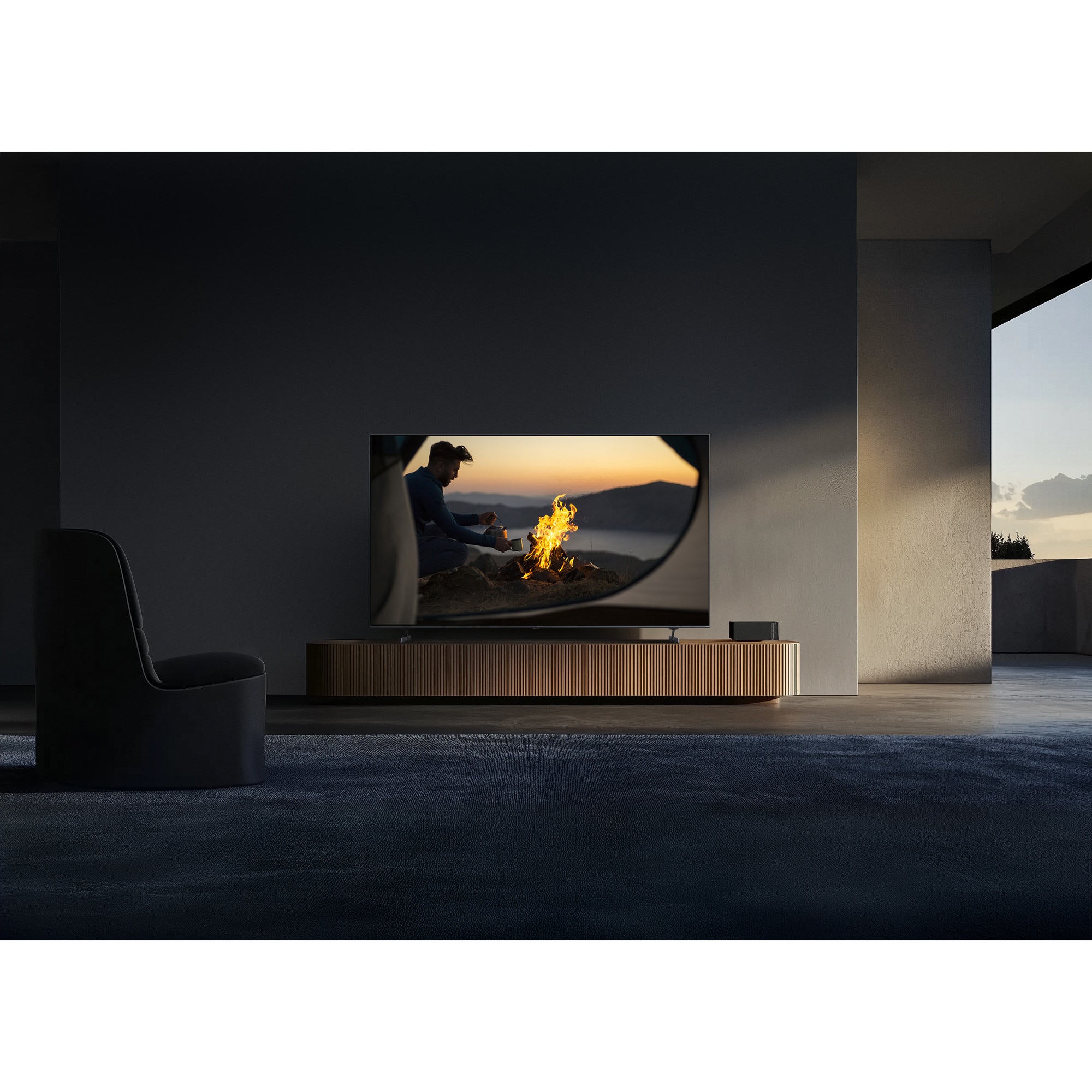 Televizor Xiaomi Mini LED S Pro, 189 cm, Smart Google TV, 4K Ultra HD, 100 Hz, Clasa F (Model 2025)