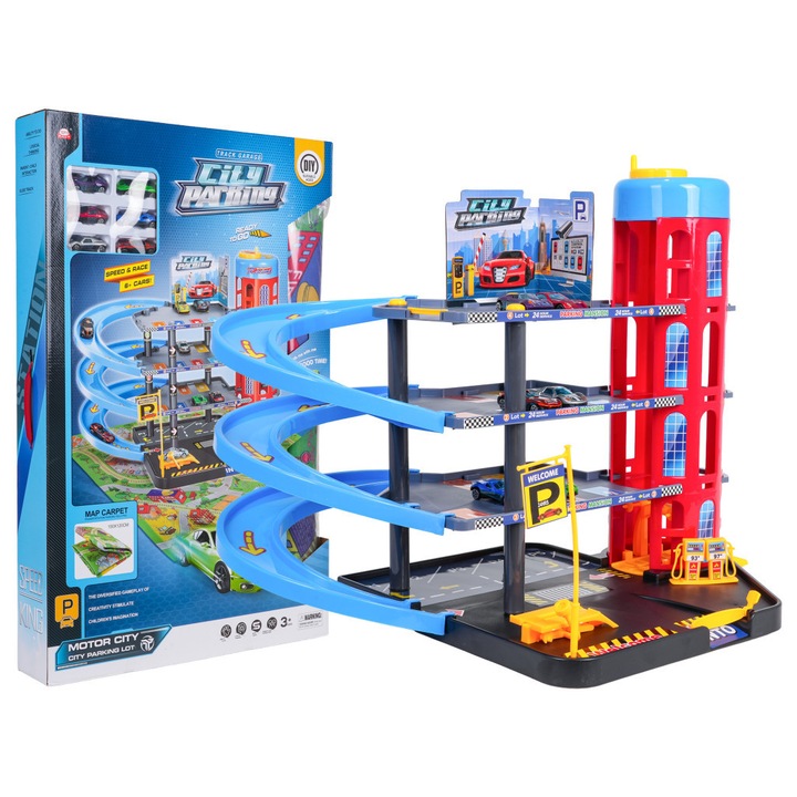 Garaj cu mai multe etaje cu covor