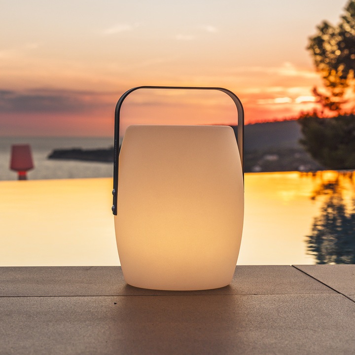 Lampa cu LED Lumisky Lucy Rock Alb Aluminiu