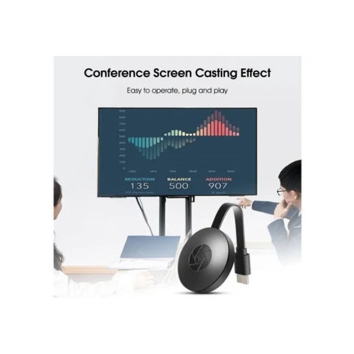 Videoproiector G2 Plus, transmisie rapida, plug and play, negru