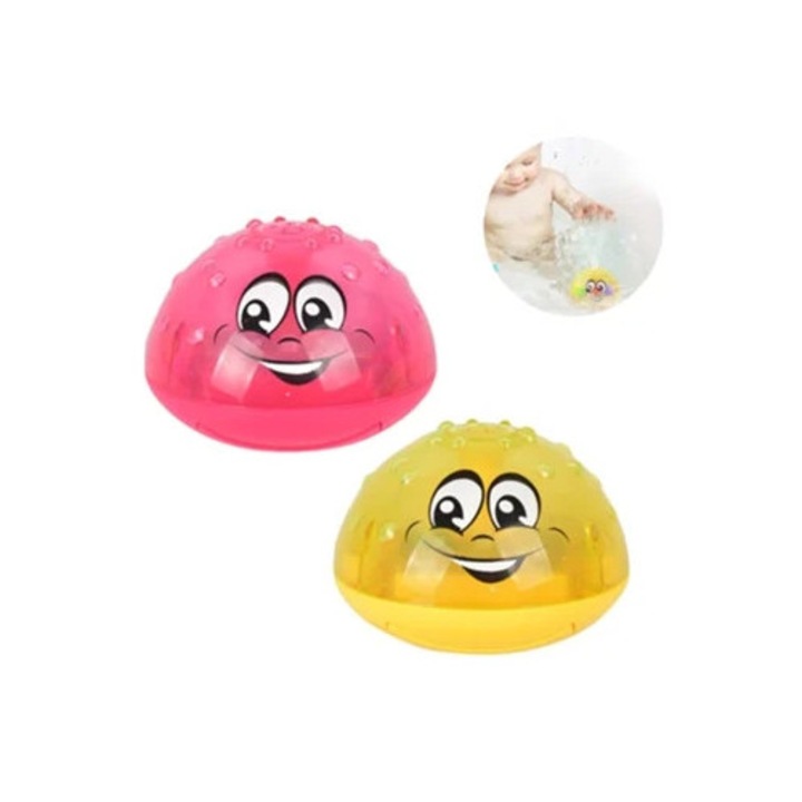 Fürdőjátékok, automata locsolóval és mosolygós játékokkal, 1-3 éves gyermekeknek, többszínű