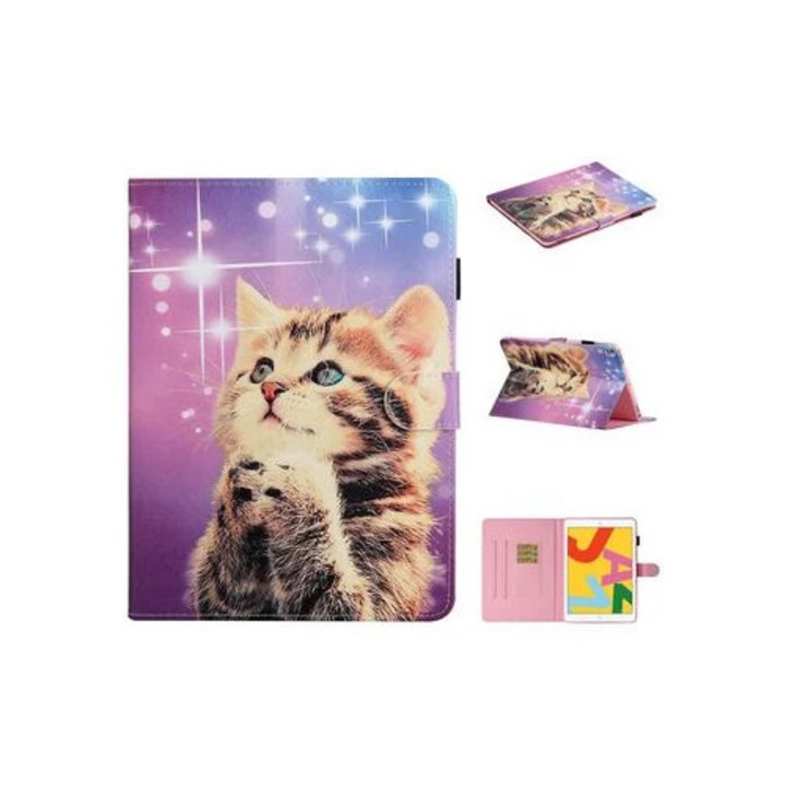 Калъф за таблет за iPad 9.7 (2018)/(2017)/iPad Air 2/iPad Air (2013), многоцветен