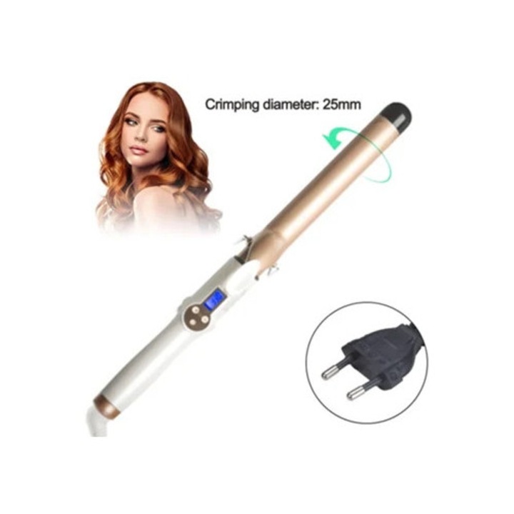 Ondulator profesional, ceramic, pentru par lung si scurt