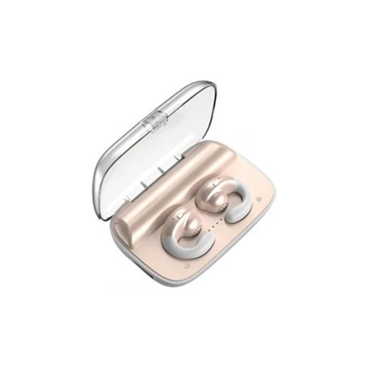 Casti Wireless S19, Conductie osoasa, Bass Hi-Fi, Culoare pielii